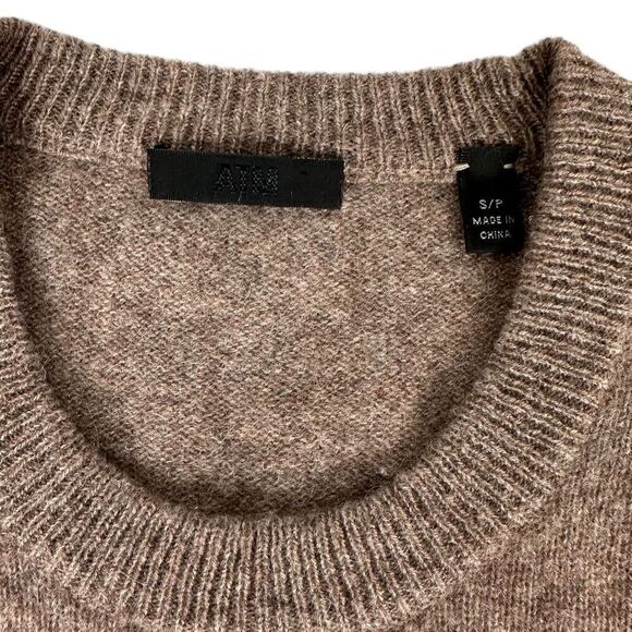 ATM Anthony Thomas Melillo Cashmere Exposed Seam Crew Neck Sweater size Small - Picture 4 of 6